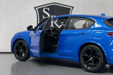 Alfa Romeo Stelvio Quadrifoglio Blue - Bburago 1:24 Diecast