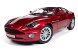 Aston Martin V12 Vanquish Toro Red Mica - Auto World 1:18 Diecast