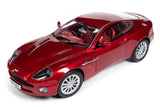 Aston Martin V12 Vanquish Toro Red Mica - Auto World 1:18 Diecast