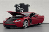 Aston Martin V12 Vantage Red - Welly 1:24 Diecast