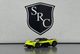 Aston Martin Valkyrie - PosterCars 1:64 Diecast Lime Essence Front