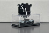 Aston Martin Valkyrie - PosterCars 1:64 Diecast Skyfall Silver In Display Case
