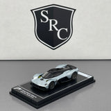 Aston Martin Valkyrie Skyfall Silver - PosterCars 1:64 Diecast