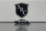 Aston Martin Valkyrie - PosterCars 1:64 Diecast Skyfall Silver Side