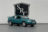 Audi A4 - Welly 1:36 Diecast Green Front