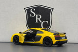 Audi R8 Coupe Yellow - Kinsmart 1:36 Diecast