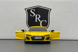 Audi R8 Coupe Yellow - Kinsmart 1:36 Diecast