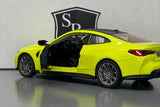 BMW M4 G82 Sao Paulo Yellow - Cai Po 1:23 Diecast