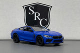 BMW M8 Competition Coupe Blue - Kinsmart 1:38 Diecast