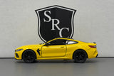 BMW M8 Competition Coupe Yellow - Kinsmart 1:38 Diecast