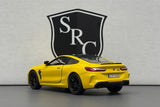 BMW M8 Competition Coupe Yellow - Kinsmart 1:38 Diecast