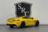 BMW M8 Competition Coupe Yellow - Kinsmart 1:38 Diecast