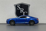 Bentley Continental GT Speed Blue - Kinsmart 1:38 Diecast