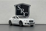 Bentley Continental GT Speed White - Kinsmart 1:38 Diecast