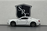 Bentley Continental GT Speed White - Kinsmart 1:38 Diecast
