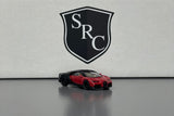 Bugatti Chiron Supersport Italian Red & Nocturne Black - PosterCars 1:64 Diecast
