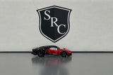 Bugatti Chiron Supersport Italian Red & Nocturne Black - PosterCars 1:64 Diecast