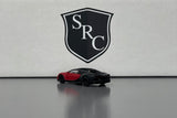 Bugatti Chiron Supersport Italian Red & Nocturne Black - PosterCars 1:64 Diecast