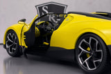 Bugatti Mistral Yellow - Maisto 1:18 Diecast