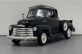 Chevrolet 3100 Pickup Truck Black - Welly 1:24 Diecast