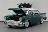 Chevrolet Bel Air Green - Motormax 1:24 Diecast