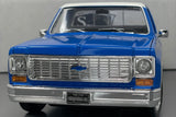Chevrolet C10 Cheyenne Super Blue - Maisto 1:18 Diecast
