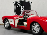 Chevrolet Corvette C1 Red - Welly 1:24 Diecast