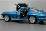 Chevrolet Corvette C2 Stingray Blue - Maisto 1:18 Diecast