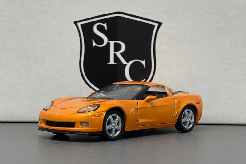 Chevrolet Corvette C6 Z06 - Orange - Kinsmart 1:36 Diecast
