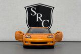 Chevrolet Corvette C6 Z06 Orange - Kinsmart 1:36 Diecast