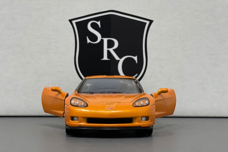 Chevrolet Corvette C6 Z06 - Orange - Kinsmart 1:36 Diecast