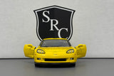 Chevrolet Corvette C6 Z06 Yellow - Kinsmart 1:36 Diecast