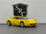 Chevrolet Corvette C6 Z06 Yellow - Kinsmart 1:36 Diecast
