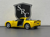 Chevrolet Corvette C6 Z06 Yellow - Kinsmart 1:36 Diecast