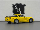 Chevrolet Corvette C6 Z06 Yellow - Kinsmart 1:36 Diecast