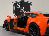 Chevrolet Corvette C7 ZR1 Orange - Motormax 1:24 Diecast