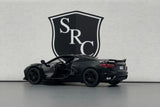 Chevrolet Corvette C8 Black - Kinsmart 1:36 Diecast