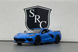 Chevrolet Corvette C8 Blue - Kinsmart 1:36 Diecast