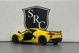 Chevrolet Corvette C8 Yellow - Kinsmart 1:36 Diecast