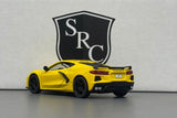 Chevrolet Corvette C8 Yellow - Kinsmart 1:36 Diecast