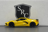 Chevrolet Corvette C8 Yellow - Kinsmart 1:36 Diecast