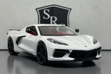 Chevrolet Corvette C8 Stingray Coupe White - Motormax 1:24 Diecast