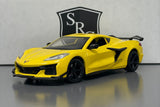 Chevrolet Corvette C8 Z06 Yellow - Showcasts 1:24 Diecast