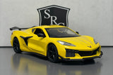 Chevrolet Corvette C8 Z06 Yellow - Showcasts 1:24 Diecast