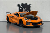 Chevrolet Corvette C8 Z06 Orange - Welly 1:24 Diecast