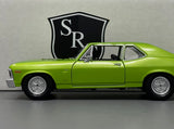 Chevrolet Nova SS Coupe Green - Maisto 1:24 Diecast