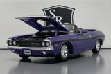 Dodge Challenger R/T Convertible Purple - Maisto 1:24 Diecast