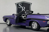 Dodge Challenger R/T Convertible Purple - Maisto 1:24 Diecast