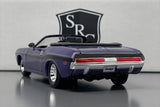 Dodge Challenger R/T Convertible Purple - Maisto 1:24 Diecast