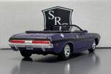 Dodge Challenger R/T Convertible Purple - Maisto 1:24 Diecast
